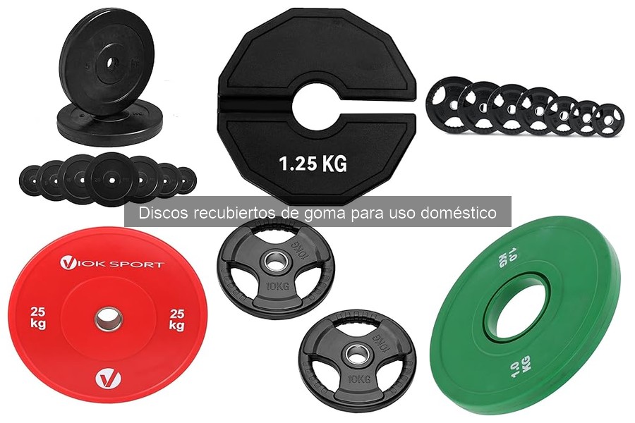 Mejores opciones para comprar discos recubiertos de goma