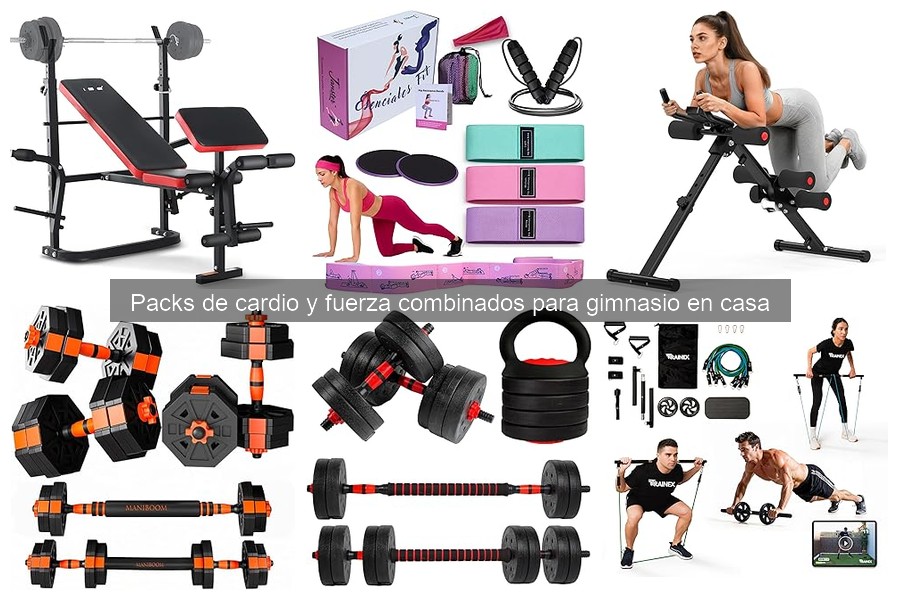 Mejores Packs de Cardio y Fuerza para Gimnasio en Casa