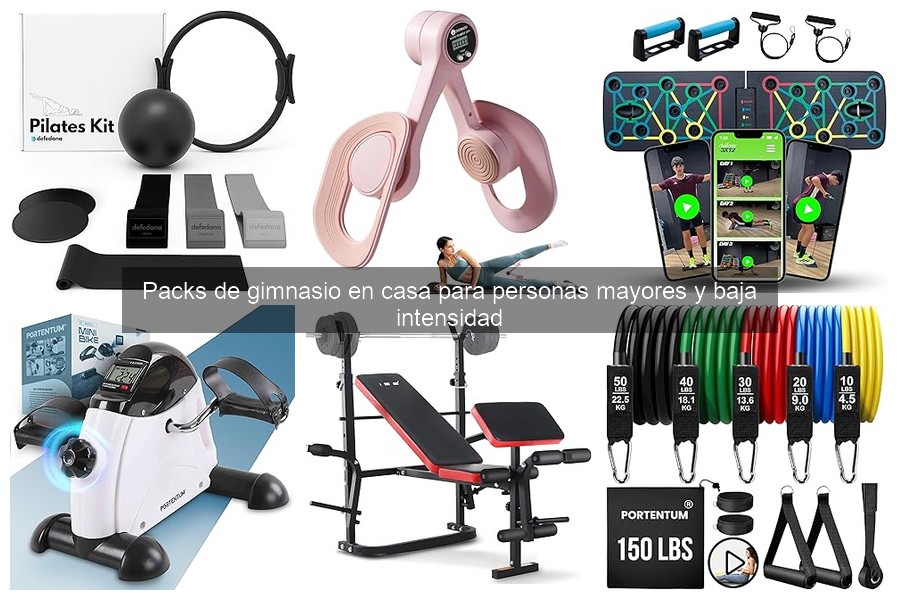 Mejores packs de gimnasio en casa para baja intensidad