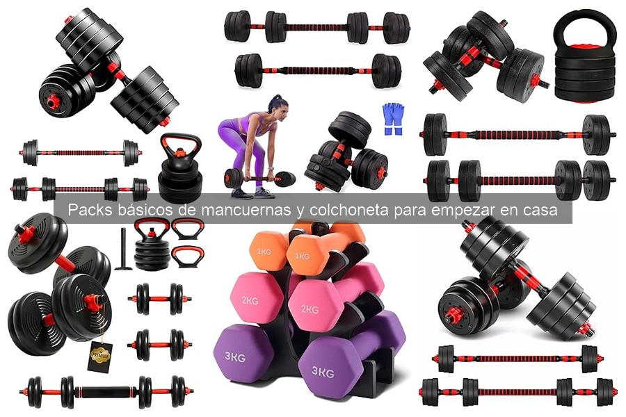 Mejores packs de mancuernas y colchoneta online 2023