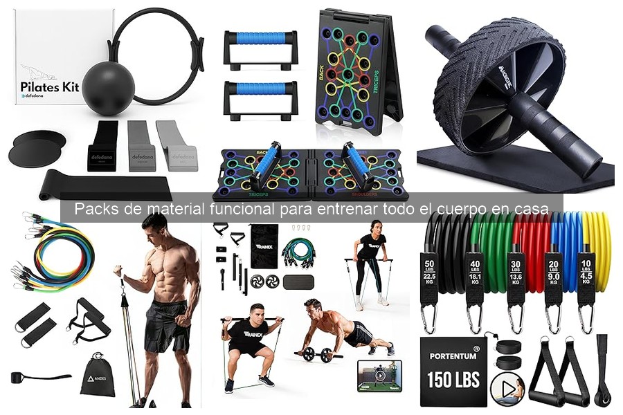 Mejores packs de material funcional para principiantes en casa