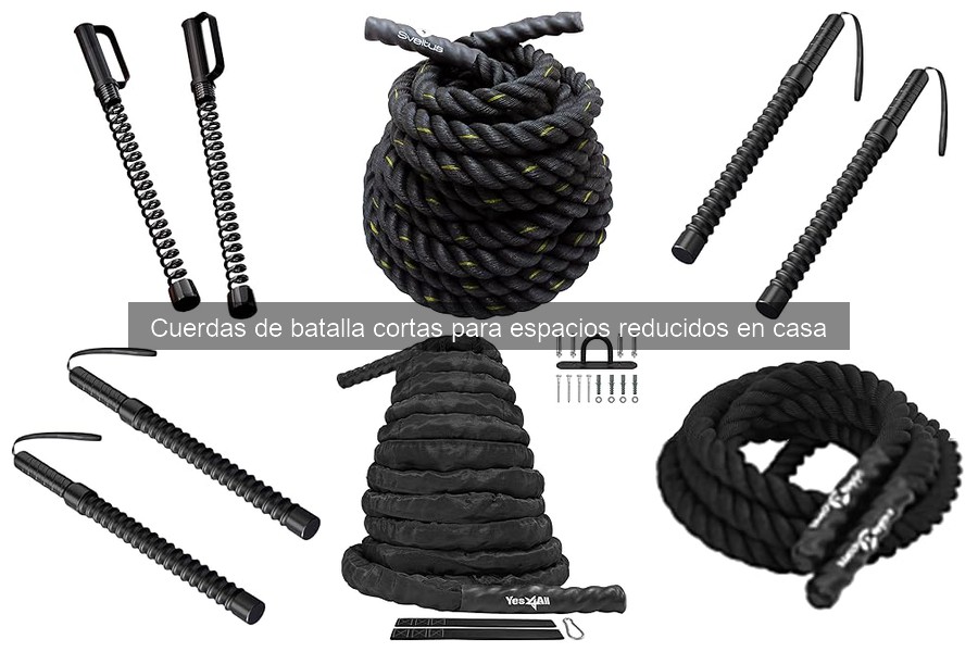 Opiniones de cuerdas de batalla cortas para entrenar en casa