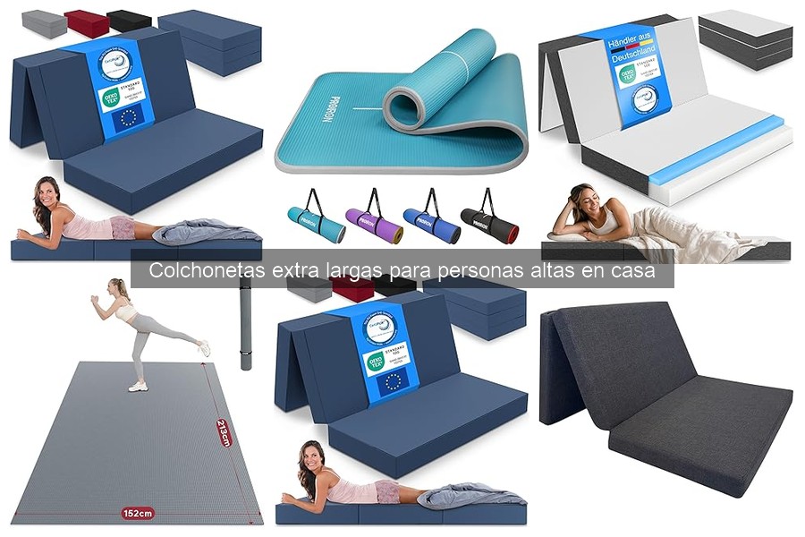 Opiniones sobre colchonetas extra largas para personas altas
