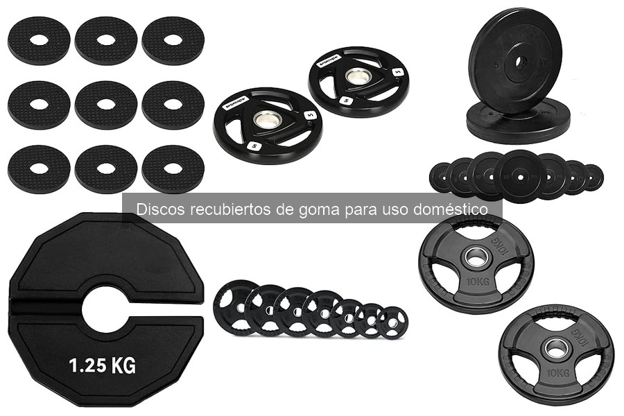 Opiniones sobre discos recubiertos de goma para gimnasio en casa