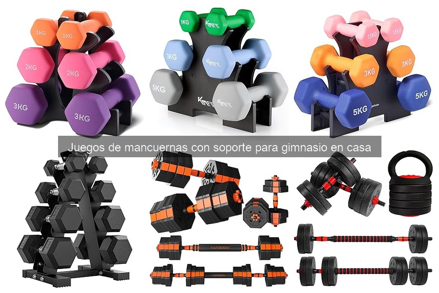 Opiniones sobre juegos de mancuernas con soporte para gimnasio en casa