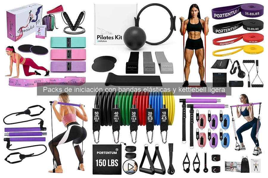 Opiniones sobre packs de iniciación con bandas elásticas y kettlebell