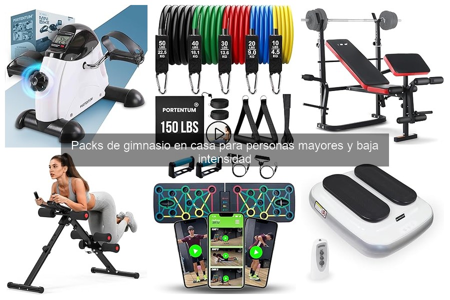 Packs de gimnasio en casa para mayores: beneficios y componentes