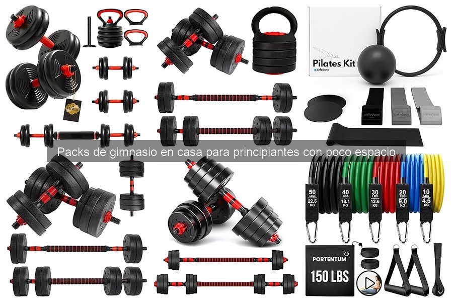 Packs de gimnasio en casa para principiantes con poco espacio