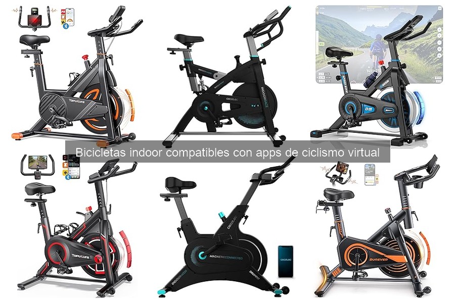 Precio promedio de bicicletas indoor con compatibilidad virtual