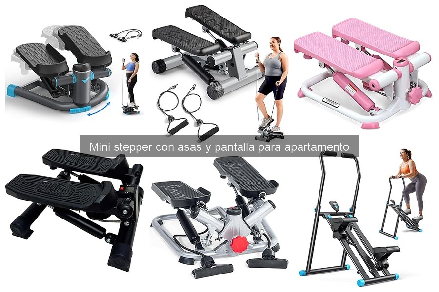 Precio promedio de mini steppers con pantalla: comparativa