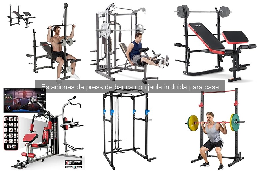 Precios de estaciones de press de banca con jaula para casa