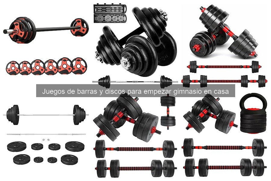 Precios promedio de juegos de barras y discos para gimnasio