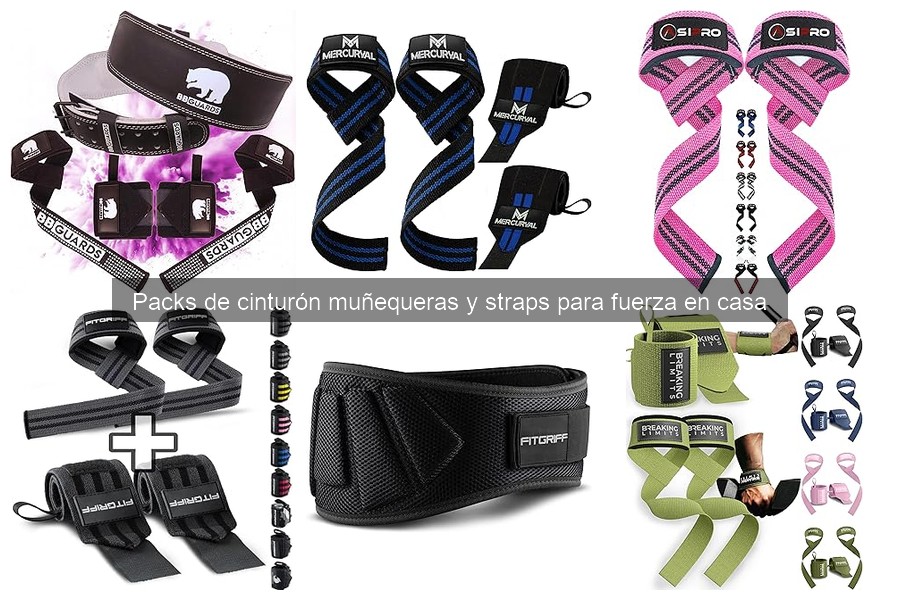 Precios Promedio de Packs de Cinturón y Muñequeras para Fuerza
