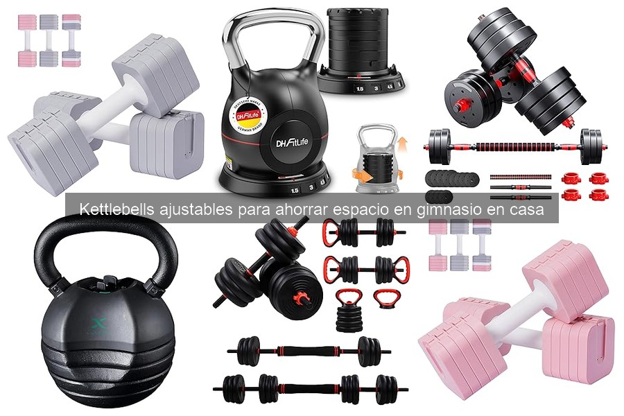Progresión de peso segura con kettlebells ajustables