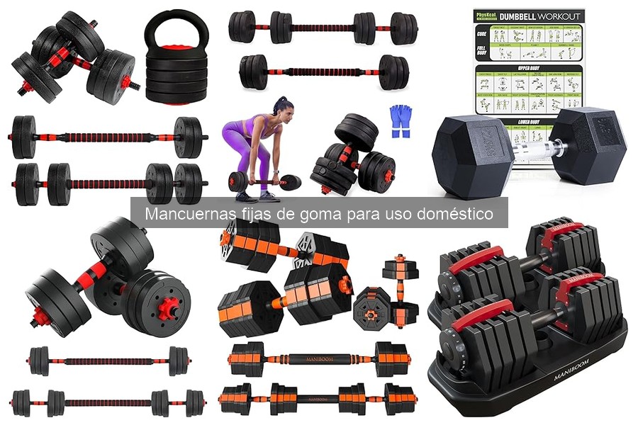 Pros y contras de las mancuernas fijas de goma