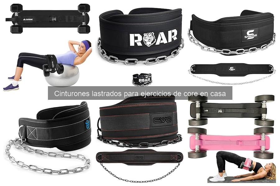 ¿Qué es un cinturón lastrado para ejercicios de core?