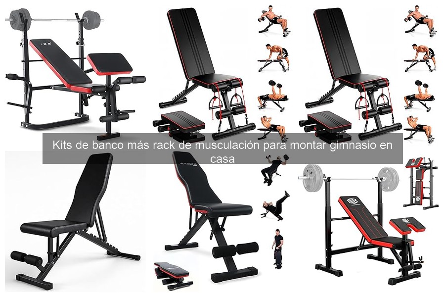 ¿Qué es un kit de banco más rack de musculación?
