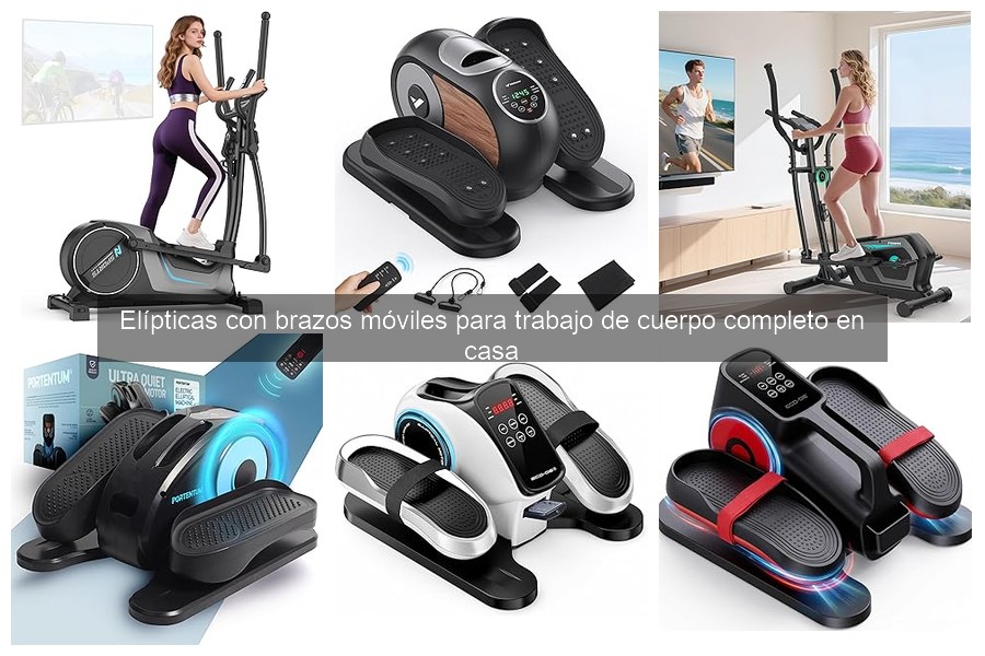¿Qué es una bicicleta elíptica con brazos móviles?