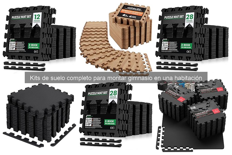 ¿Qué incluye un kit de suelo para gimnasio en casa?