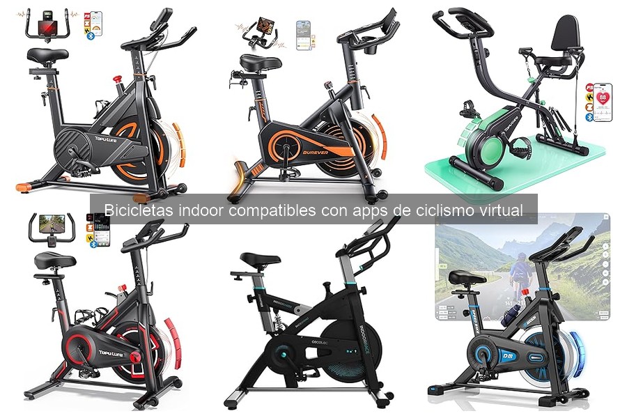 ¿Qué son las bicicletas indoor compatibles con apps de ciclismo?