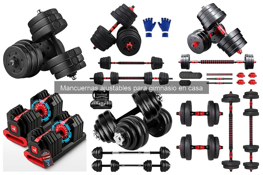 ¿Qué son las mancuernas ajustables y cómo funcionan?