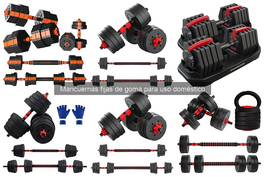 ¿Qué son las mancuernas fijas de goma? Características y beneficios