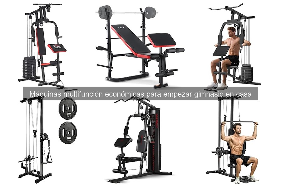 ¿Qué son las máquinas multifunción económicas para gimnasio en casa?