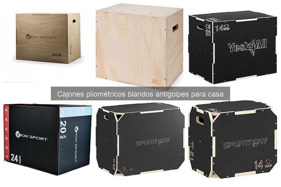 ¿Qué son los cajones pliométricos blandos antigolpes?