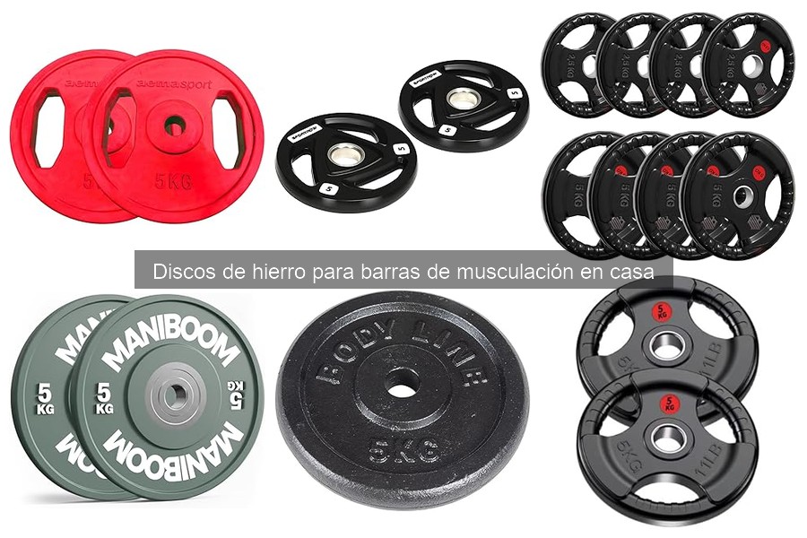 ¿Qué son los discos de hierro para barras de musculación?