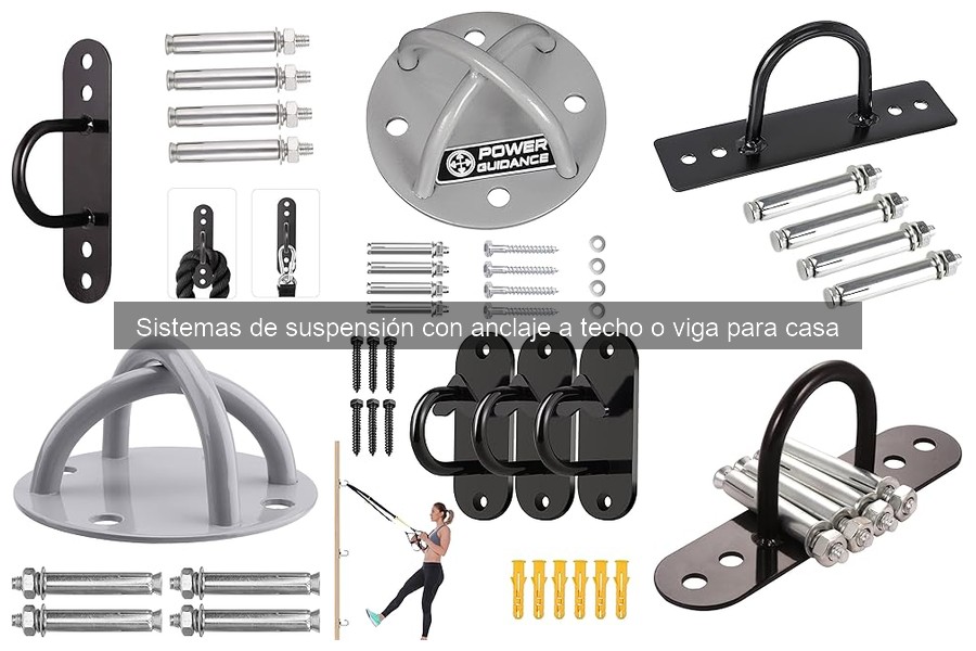 ¿Qué son los sistemas de suspensión con anclaje a techo?