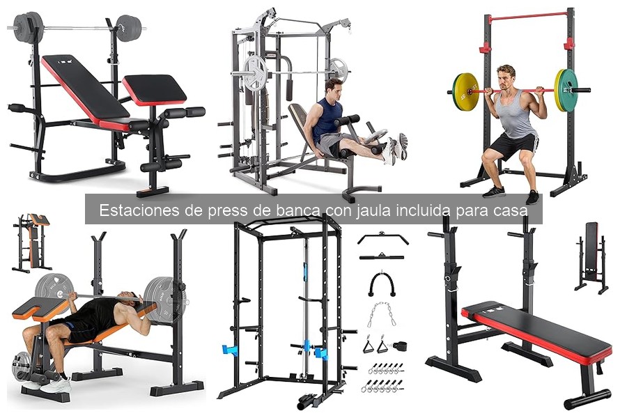 Rutinas efectivas con estación de press de banca en casa