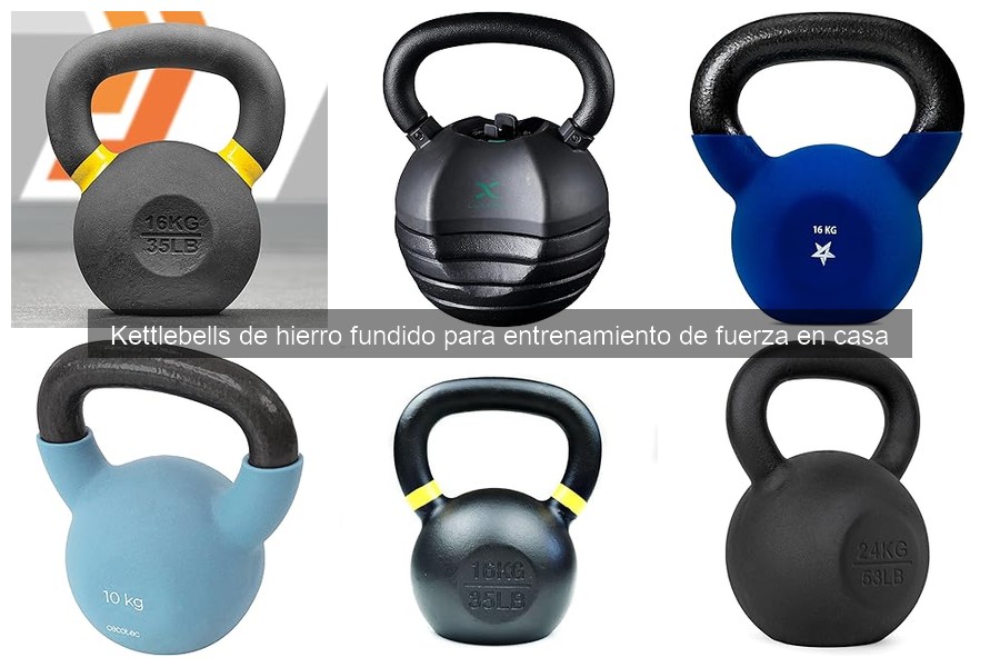 Rutinas efectivas con kettlebells de hierro fundido para casa