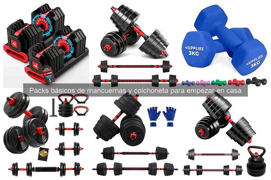 Rutinas efectivas con mancuernas y colchoneta para principiantes