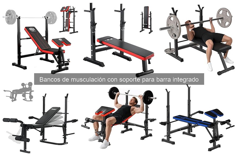 Seguridad y confianza en bancos de musculación con soporte