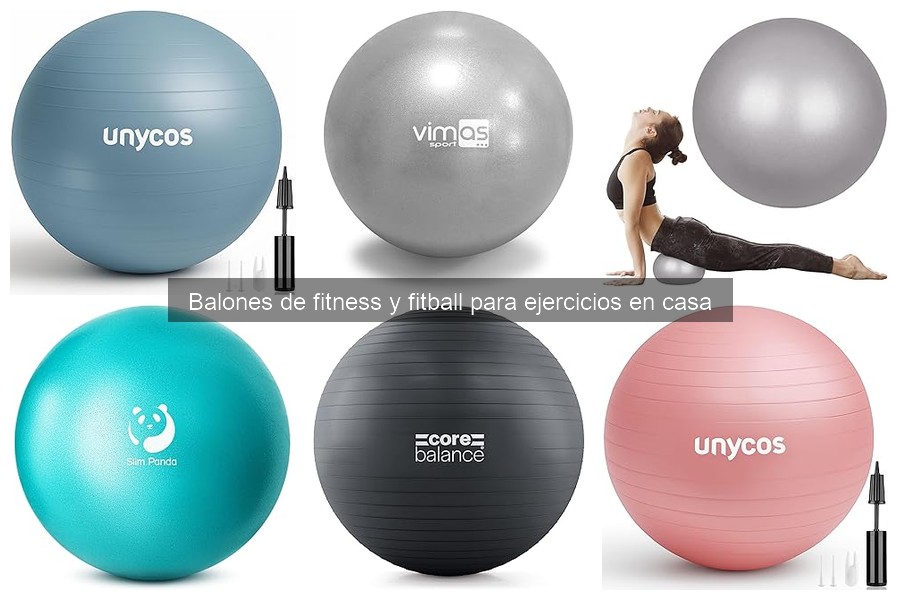 Tipos de balones de fitness: ¿Cuál elegir según tu entrenamiento?
