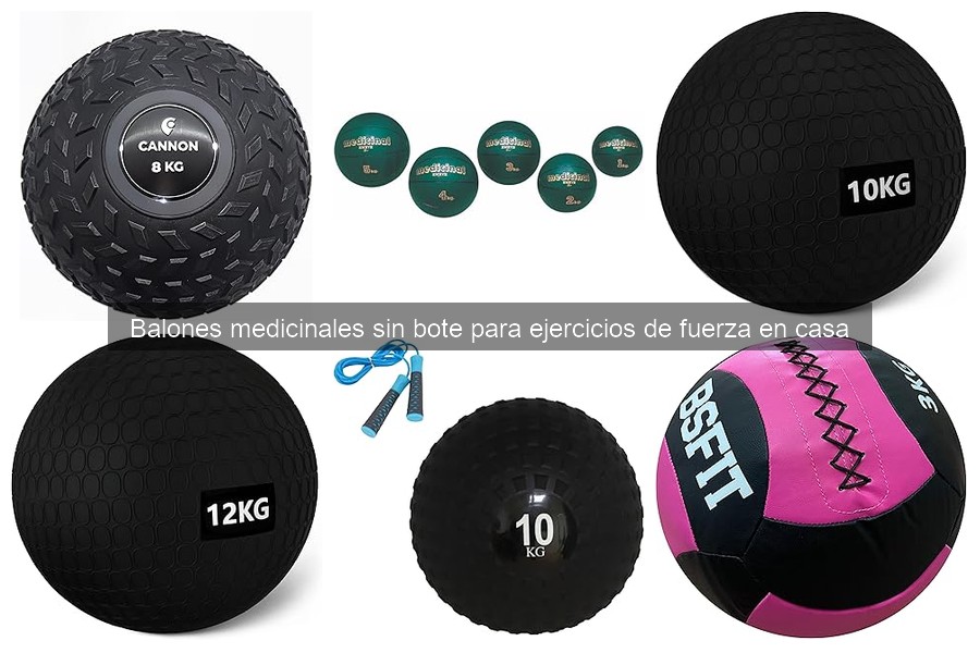 Tipos de balones medicinales y sus usos para ejercicios en casa
