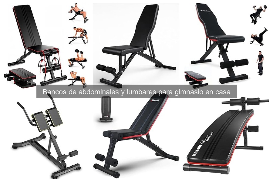Tipos de bancos de abdominales y lumbares para tu gimnasio en casa
