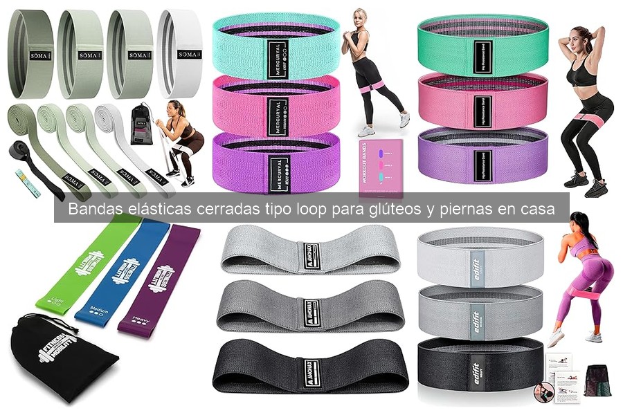 Tipos de bandas elásticas para glúteos en casa: guía completa