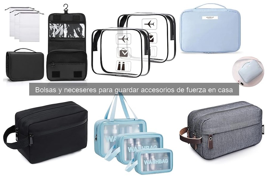 Tipos de bolsas y neceseres para accesorios de fuerza