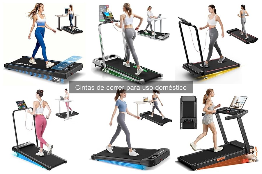 Tipos de cintas de correr para uso doméstico y sus beneficios