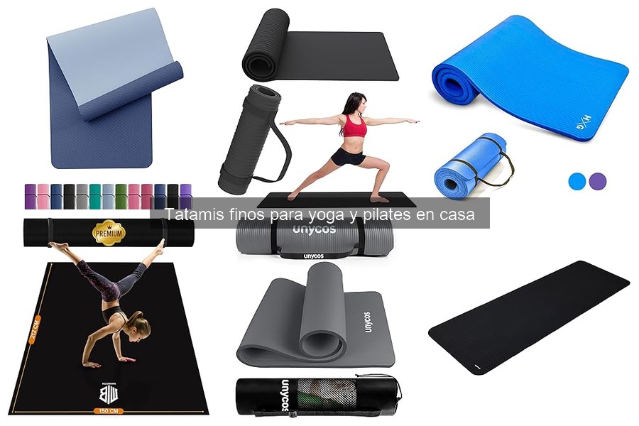 Tipos de tatamis finos para yoga y pilates en casa