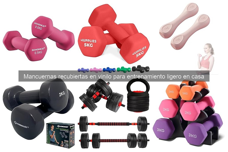 Todo sobre las mancuernas recubiertas en vinilo para entrenar