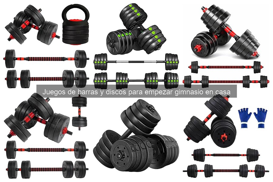 Ventajas de un juego de barras y discos para tu gimnasio en casa