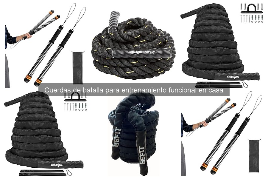 Ventajas de usar cuerdas de batalla en tu entrenamiento en casa