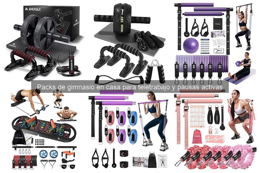 Ventajas de usar packs de gimnasio en casa durante el teletrabajo