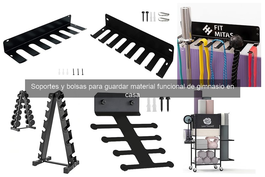 Ventajas de usar soportes para material de gimnasio en casa